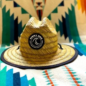 Binky bro hallowed sun hat straw